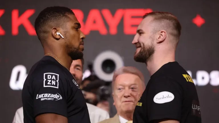 Anthony Joshua and Otto Wallin