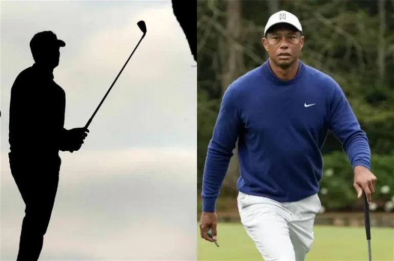 Tiger-Woods-and-Male-Golfer-Silhouette