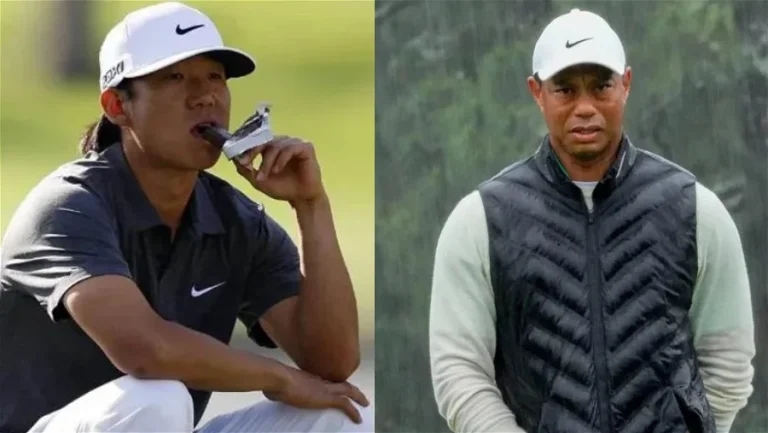 Anthony-Kim and Tiger-Woods-Collage