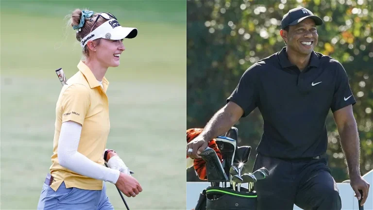 Nelly-Korda and Tiger-Woods