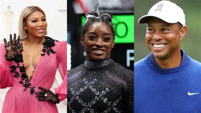 Serena-Williams and Simone-Biles and Tiger-Woods