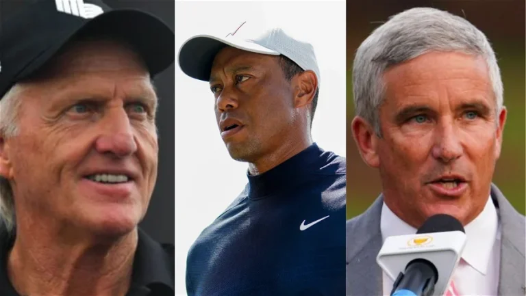 Greg-Norman and Tiger-Woods and Jay-Monahan