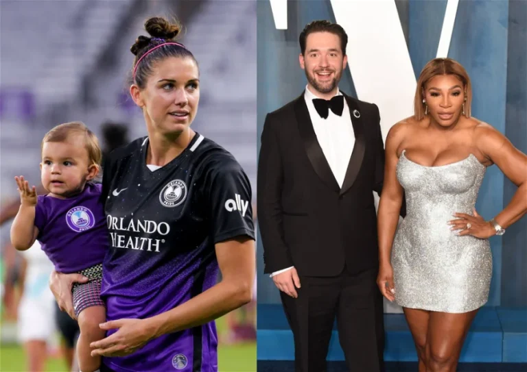 Alex-Morgan and Alexis-Ohanian-and-Serena-Williams