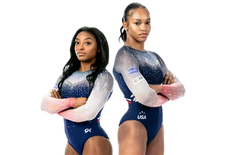 Simone Biles and Shilese Jones