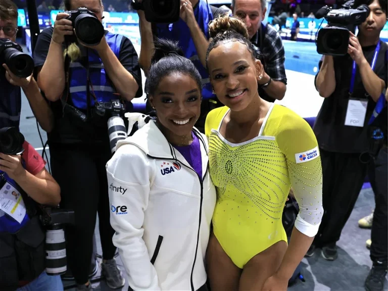 Simone biles and Rebeca